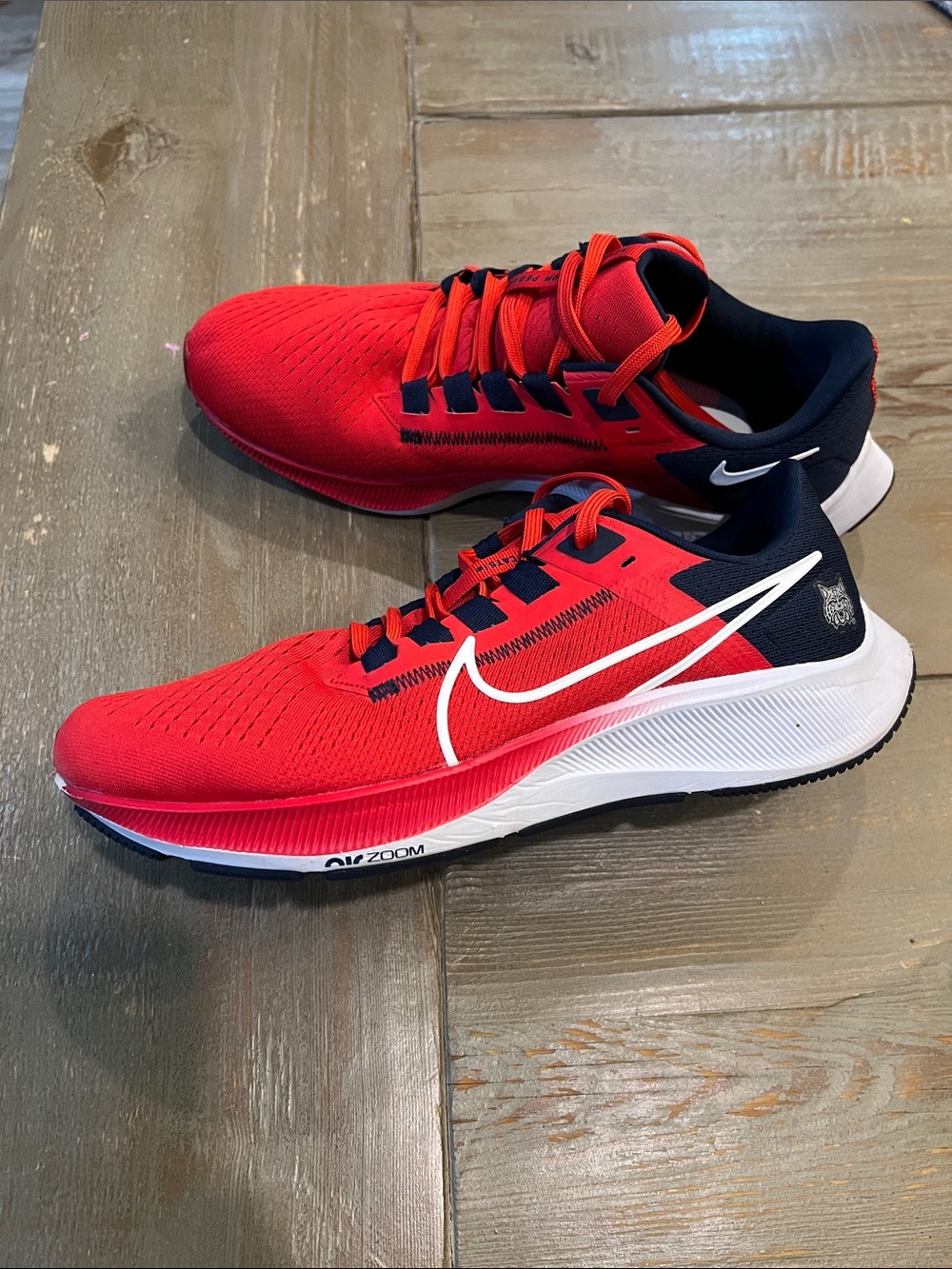 Nike Air Zoom Pegasus University of Arizona running shoes